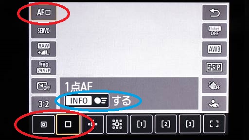 １点AF説明画像