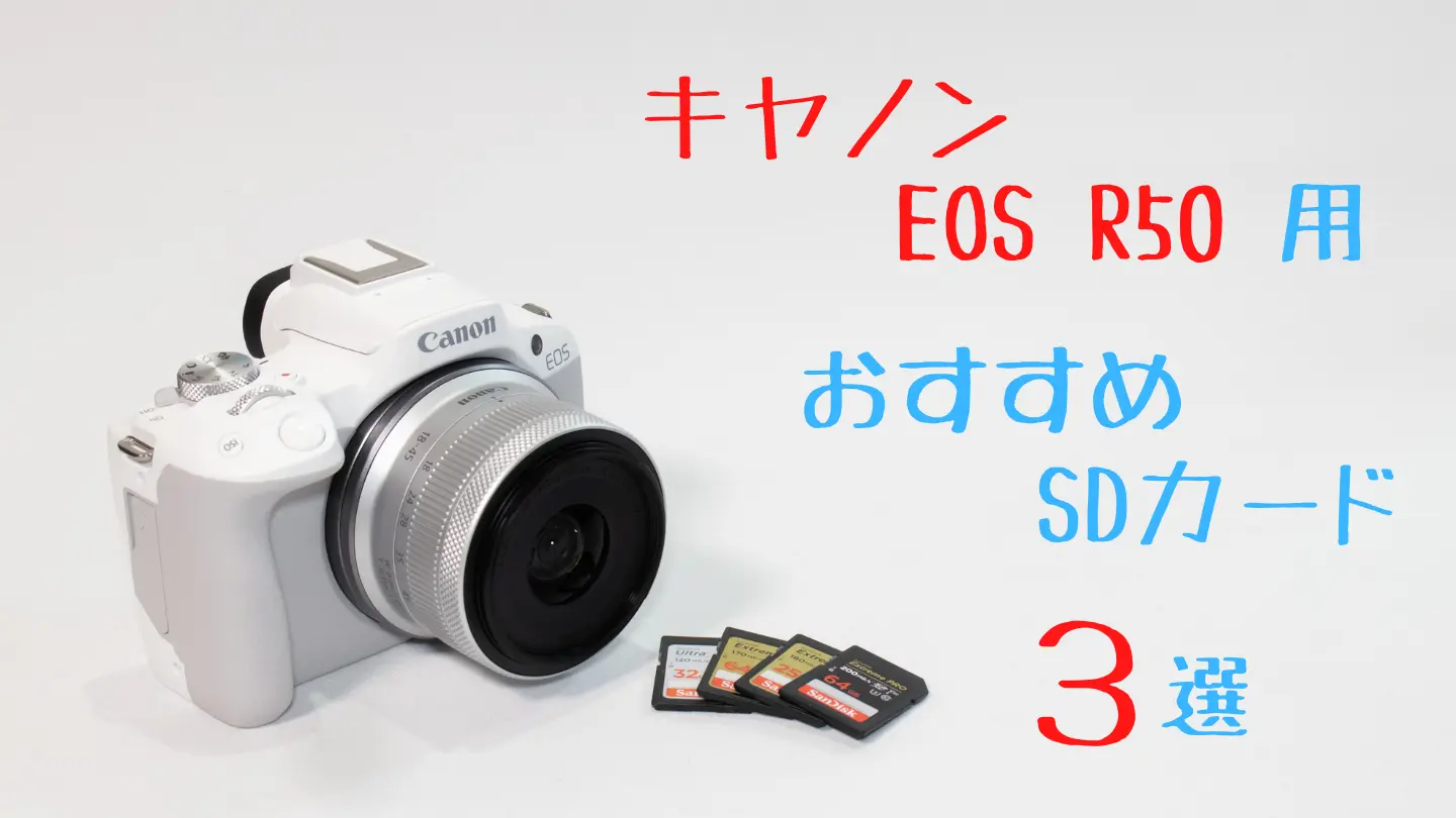 キャノンEOS R50で使うSDカードのおすすめ３選 | digi-cam.net