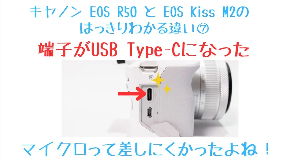 EOS R50 USB部