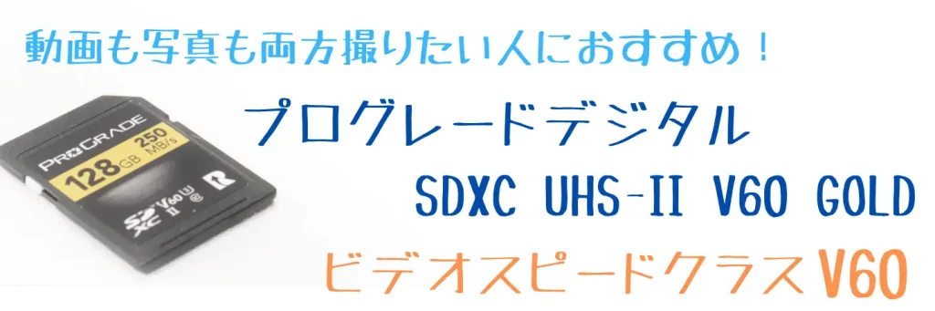 プログレードデジタル SDXC UHS-II V60 GOLD