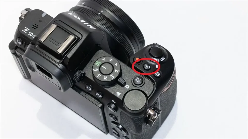 Z50IIオートISO設定画面