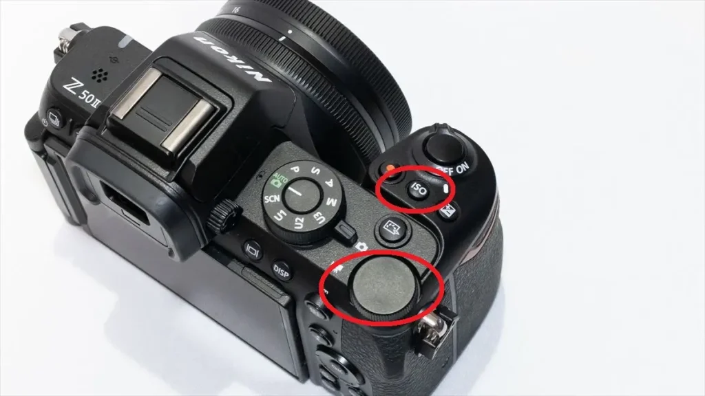 Z50IIオートISO設定画面