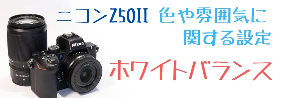 Z50IIホワイトバランス設定