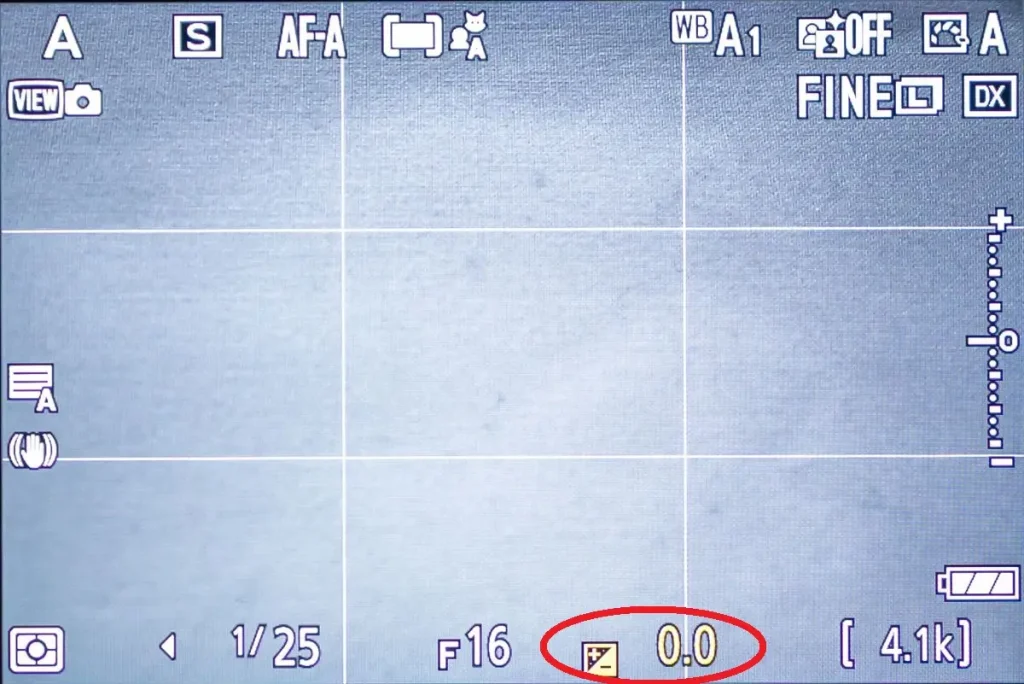 Z50II露出補正設定