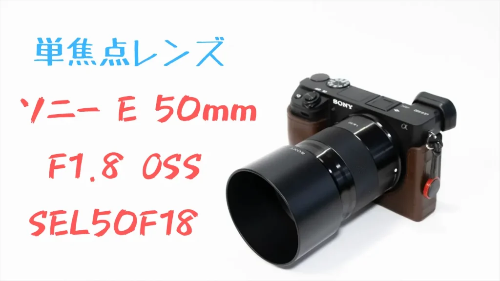 SONY α6400 E50mm F1.8 単焦点レンズ E 50mm F1.8 OSS | デジタル一眼カメラα（アルファ） | ソニー