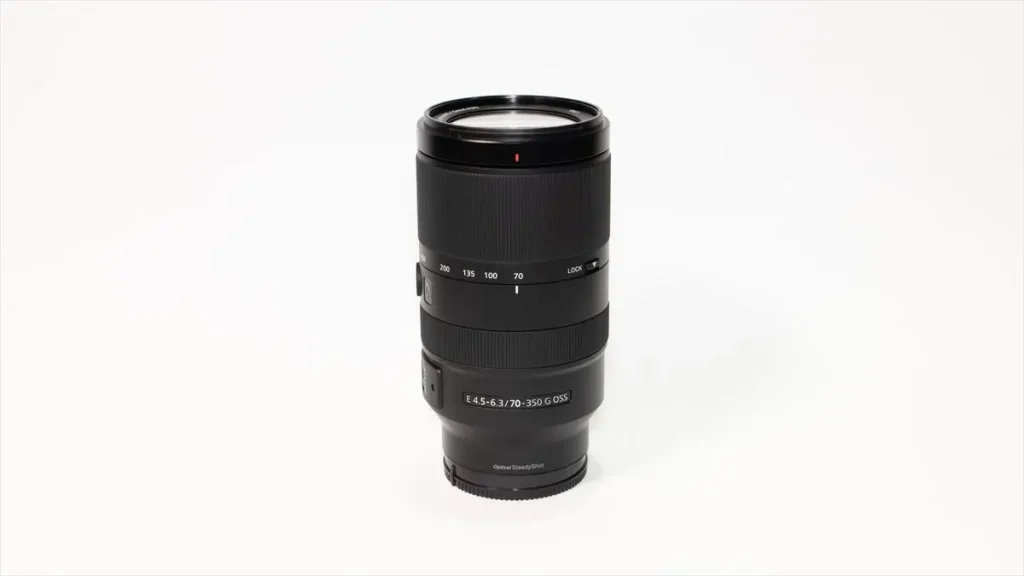 ソニー E 70-350mm F4.5-6.3 G OSSの外観