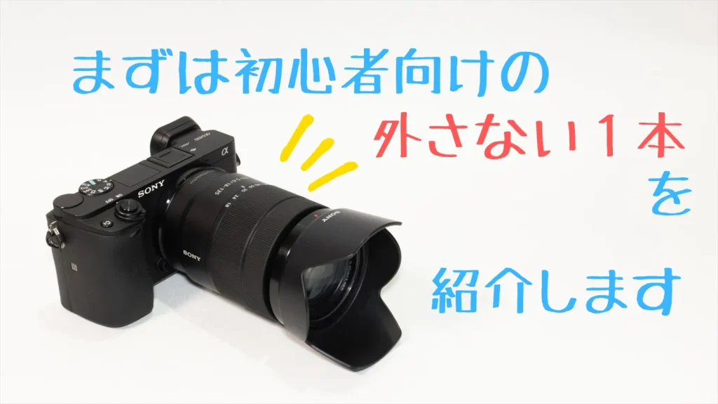 α6400の初心者が失敗しないおすすめの１本