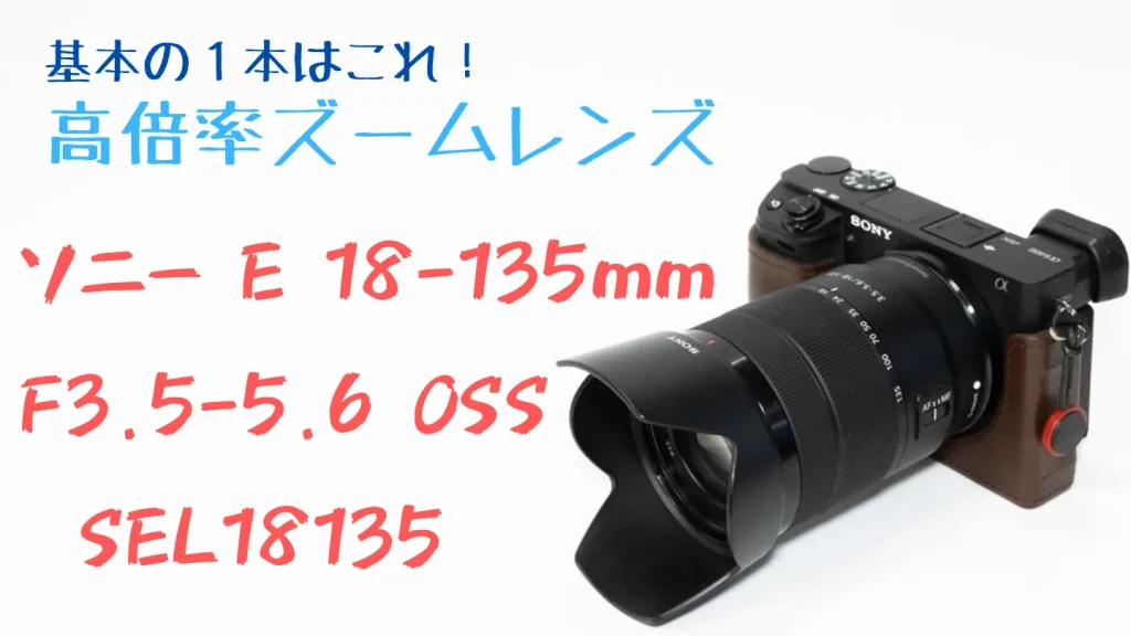 α6400の初心者が失敗しない１本はE 18-135mm F3.5-5.6 OSS