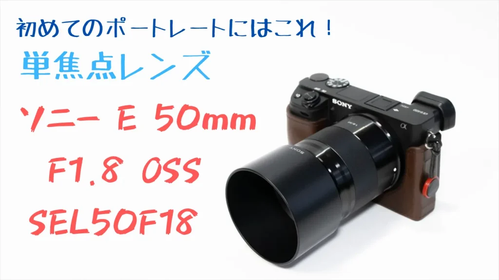 初めてのポートレートにはソニーE50mmF1.8OSSがおすすめ