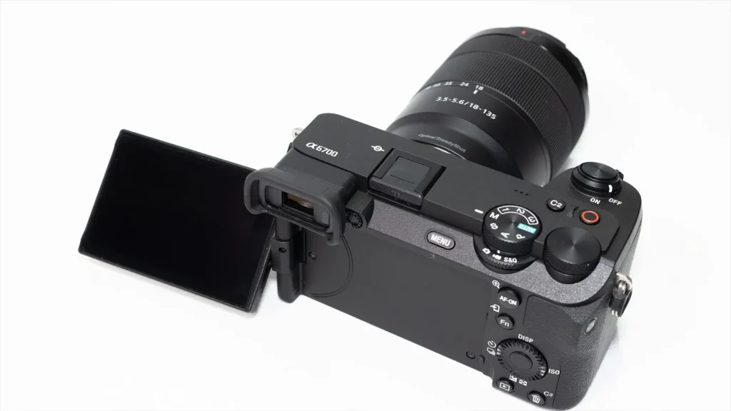 α6700のLCDモニター