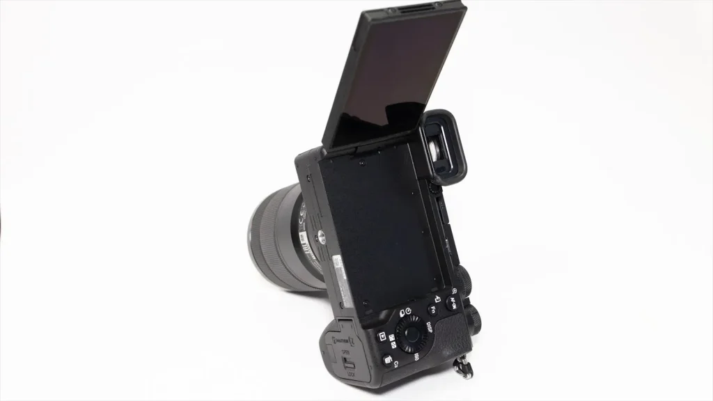 α6700のLCDモニター 縦位置