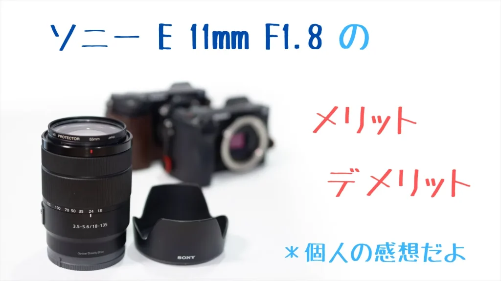Sony E 11mm F1.8のメリットデメリット