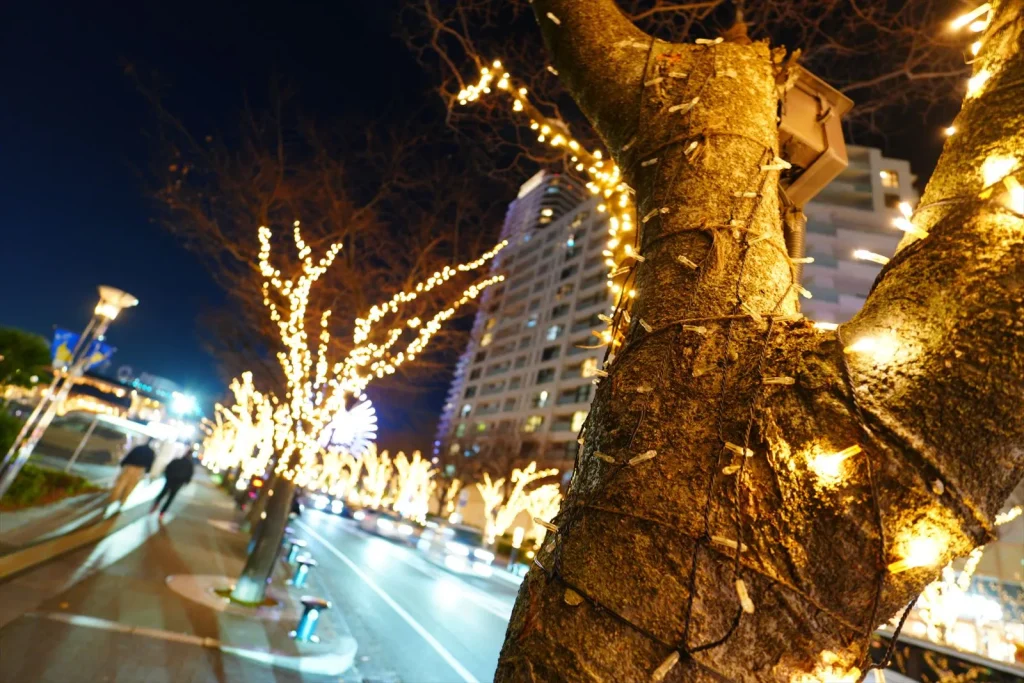α6700とE 11mm F1.8で撮った作例 ボケのある夜景
