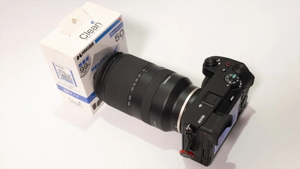 TAMRON 18-300mm　近接撮影の様子　18mm