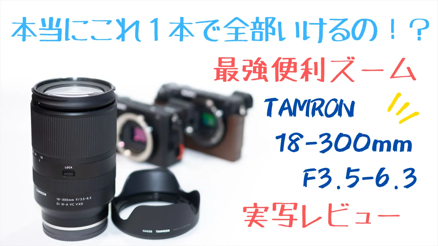 タムロン18-300mmレビュー
