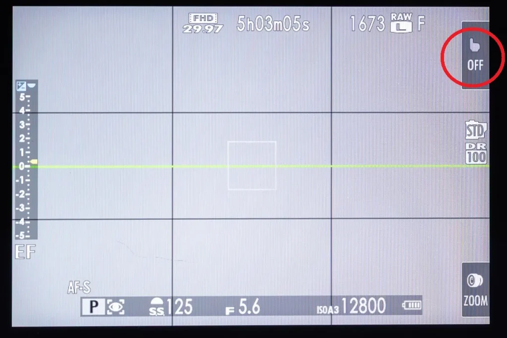 使いやすいモードに切り替えておこう。僕は「OFF」にしています