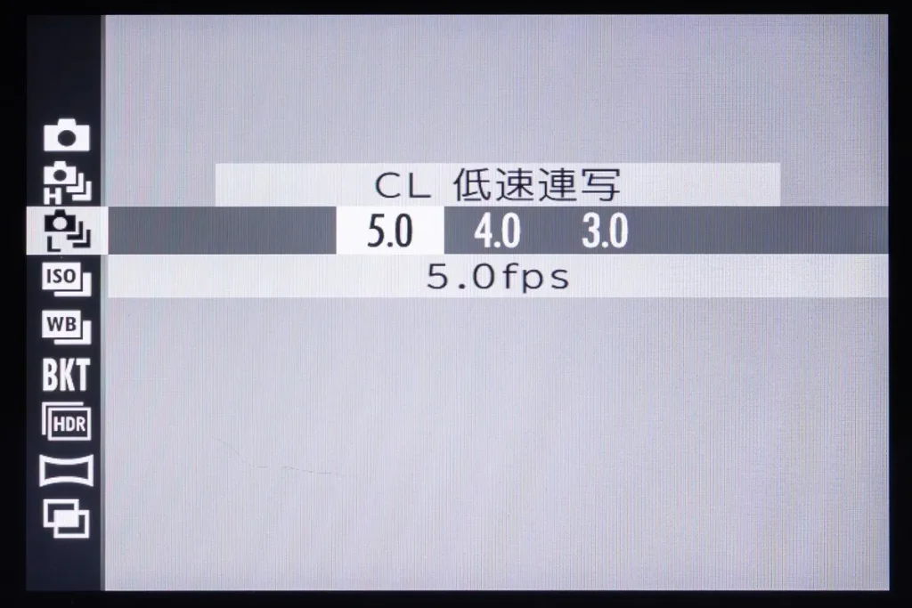 上から三段目は低速連写、意外とこれぐらいが使いやすい