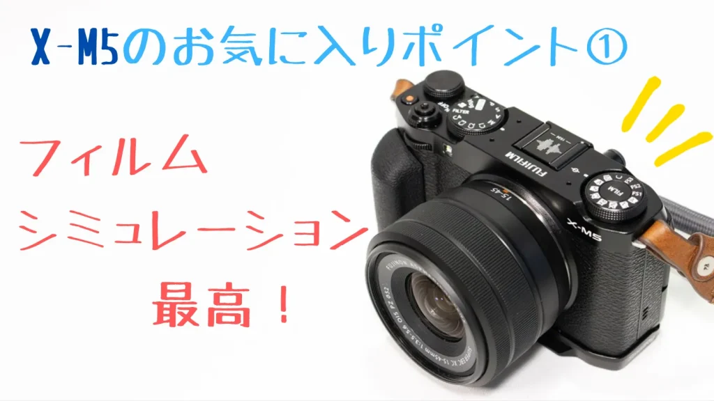 FUJIFILM X-M5はフィルムシミュレーションが楽しい