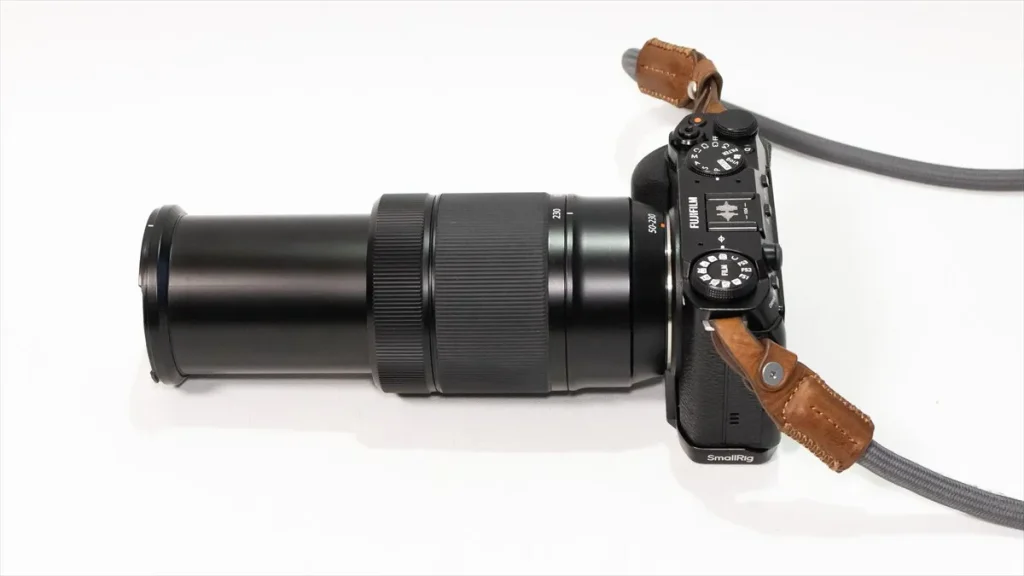 XC50-230mmを230mmまで伸ばした状態