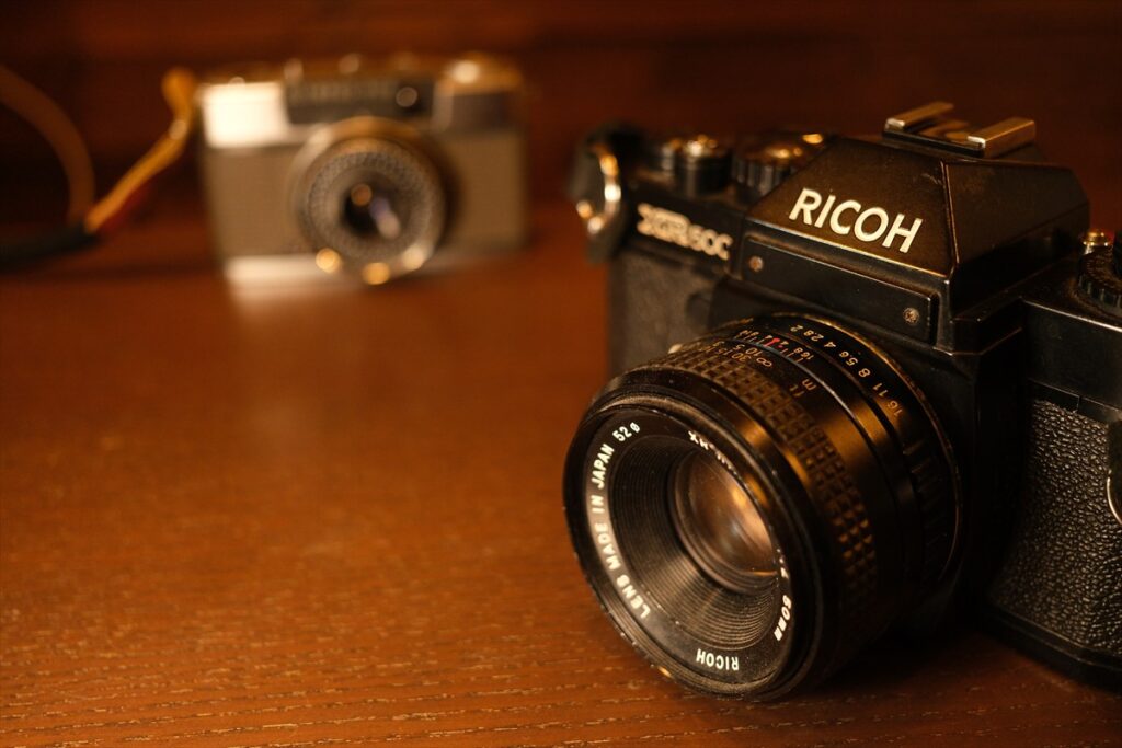 XF23mmF2.8で撮影したオールドカメラの物撮り