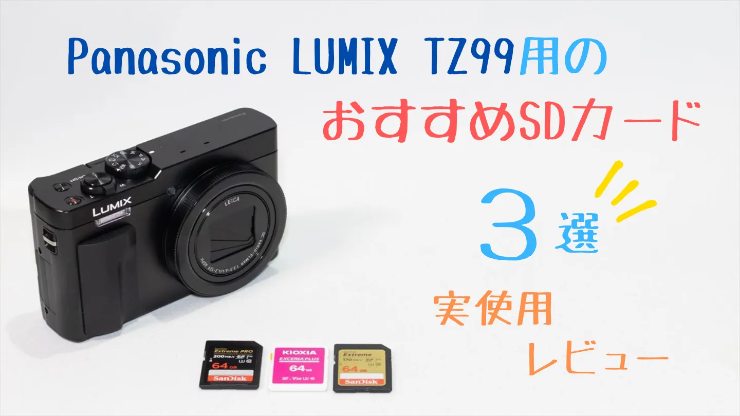 パナソニックTZ99とおすすめSDカード