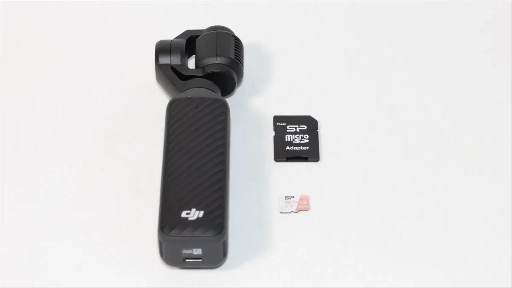 Osmo Pocket 4とSilicon Power SuperiorのmicroSDカード