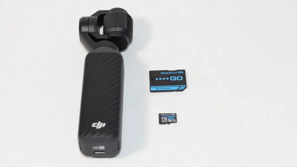 Osmo Pocket 4とTEAMGROUP GO CardのmicroSDカード