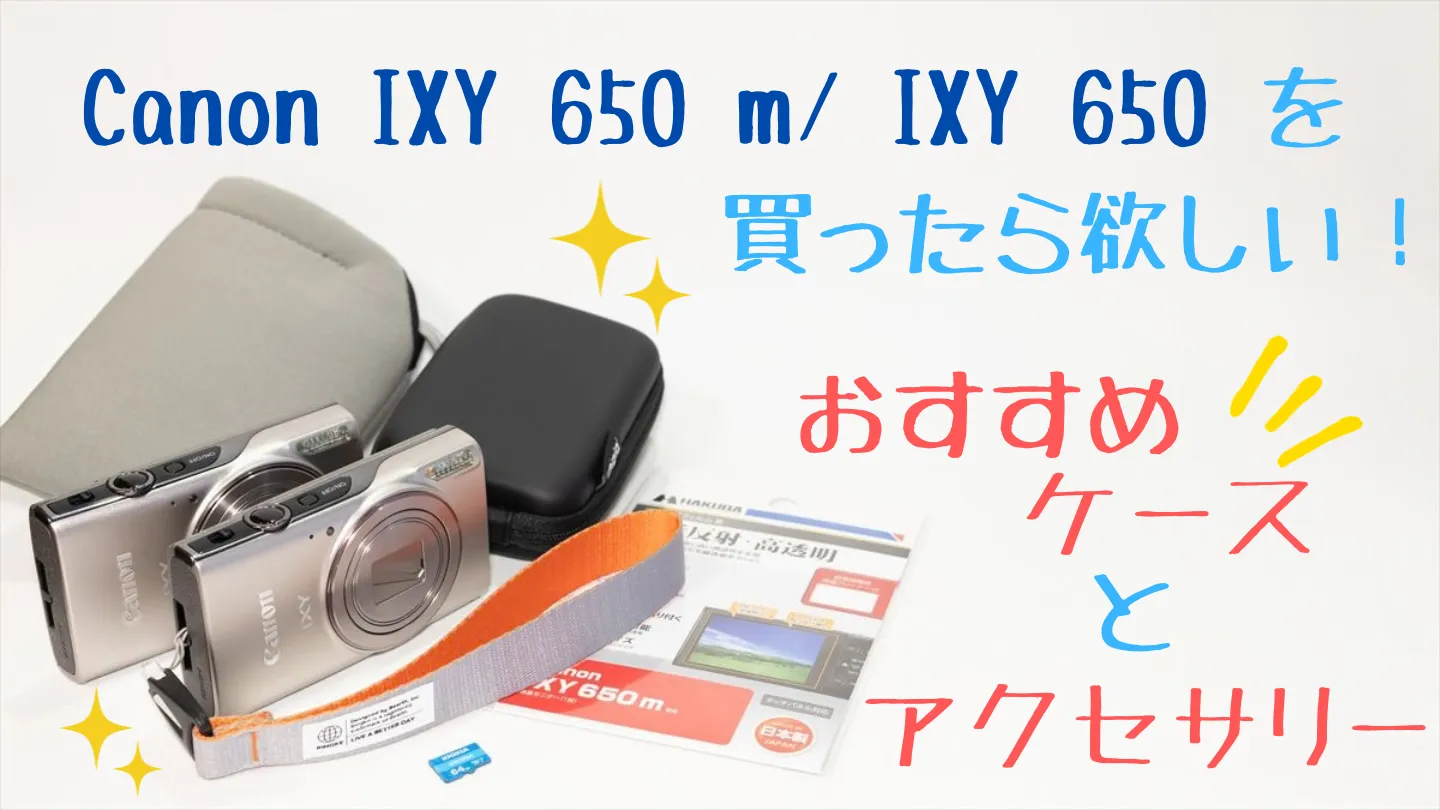 IXY650ｍとおすすめアクセサリー