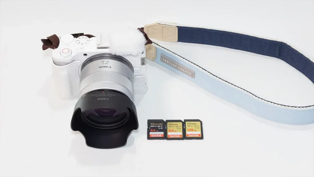 EOS R50 Vで使用しているUHS-I対応SDカード